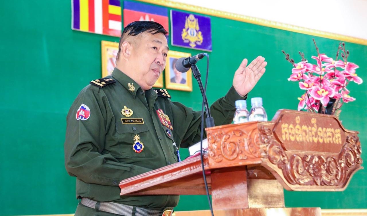 លោក ម៉ៅ ផល្លា&nbsp;អ្នកនាំពាក្យកងទ័ពជើងគោក&nbsp;&nbsp;