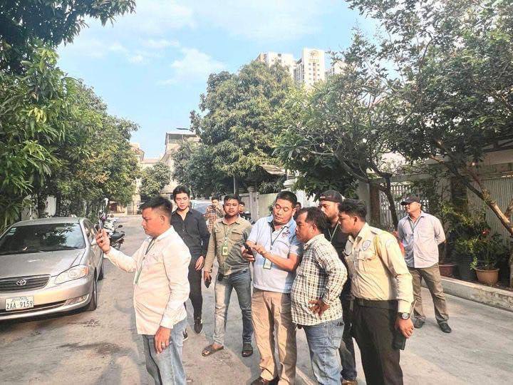 រូបភាព៖ កម្លាំងជំនាញចុះឃាត់ជនសង្ស័យ