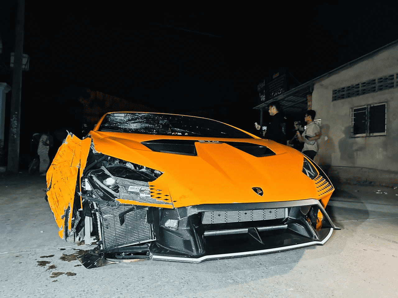 រថយន្តជនបង្ក ត្រូវសមត្ថកិច្ចស្ទាក់ចាប់បានក្រោយកើតហេតុ កាលពីថ្ងៃទី២៣ ខែកុម្ភៈ។