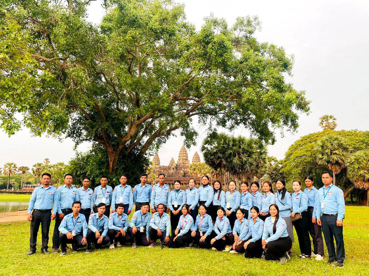 ទិដ្ឋភាពភ្នាក់ងារទេសចរណ៍នៅតំបន់អង្គរ។ ប្រភព៖ អាជ្ញាធរជាតិអប្សរា