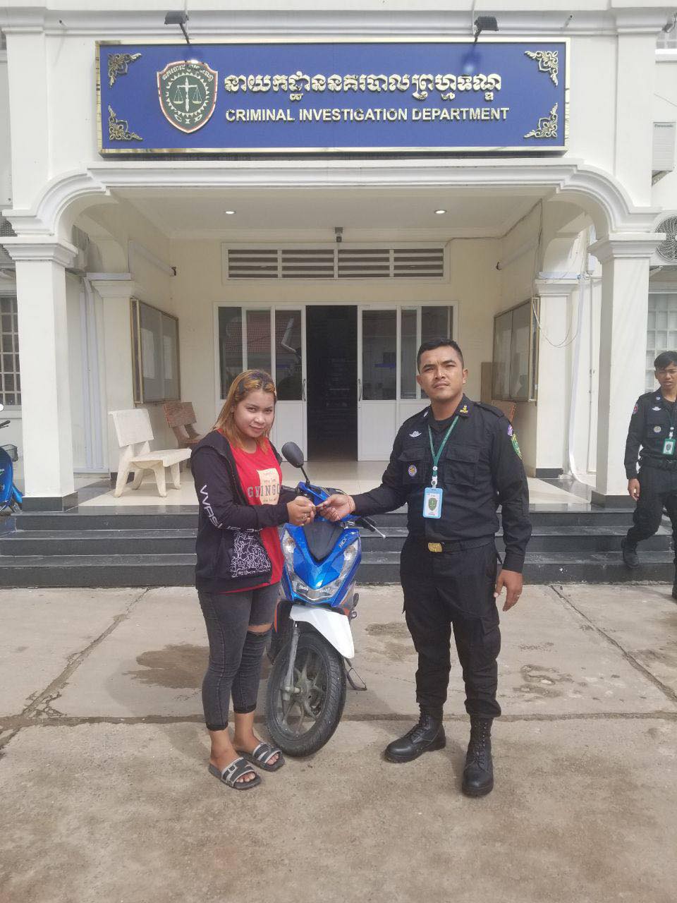 ម៉ូតូ HONDA BEAT ប្រគល់ជូនម្ចាស់ដើមវិញ