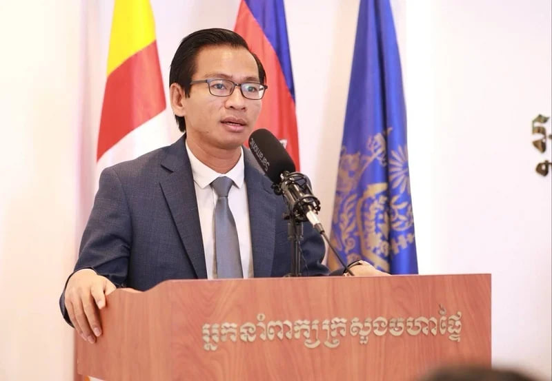 លោក ទូច សុឃៈ អ្នកនាំពាក្យរងក្រសួងមហាផ្ទៃ