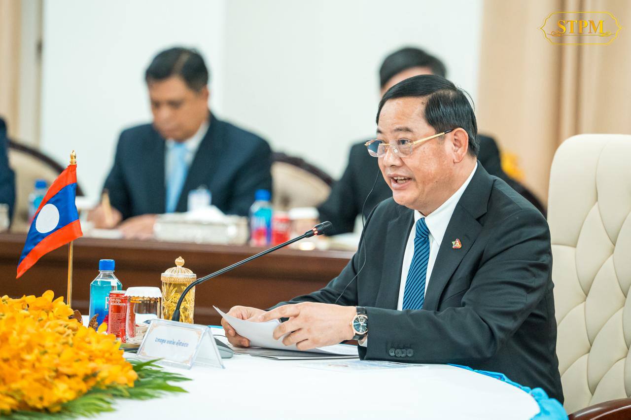 លោក សនសៃ​ ស៊ីផាន់ដន&nbsp;នាយករដ្ឋមន្រ្តីឡាវ&nbsp; &nbsp;