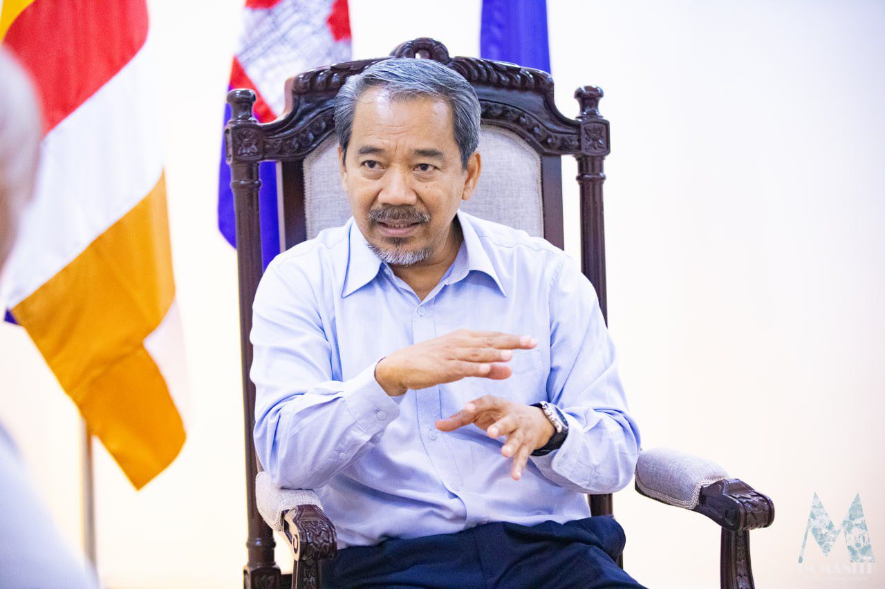 លោកទេសរដ្ឋមន្ត្រី កែវ រ៉េមី&nbsp;ប្រធានគណៈកម្មាធិការសិទ្ធិមនុស្សកម្ពុជា (គ.ស.ម.ក.)។ រូបភាព៖ លោកទេសរដ្ឋមន្ត្រី កែវ រ៉េមី 