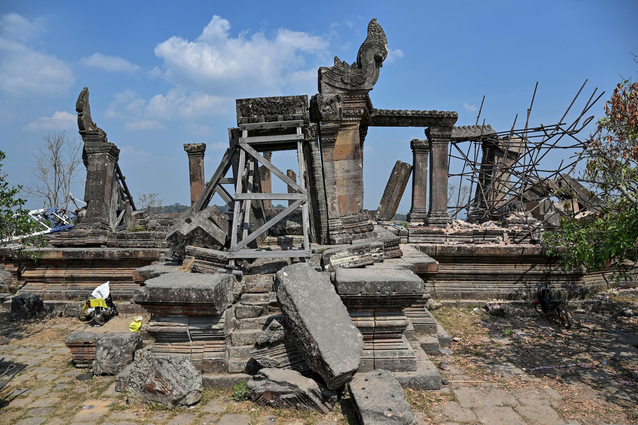 រូបភាព ក្រោយពេលយោធាថៃឈ្លានពានបើកការវាយប្រហារ