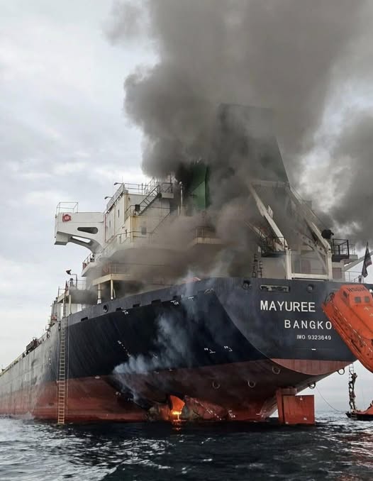 នាវាដឹកប្រេងថៃ ដែលត្រូវបាញ់កម្ទេចដោយកងទ័ពអ៊ីរ៉ង់