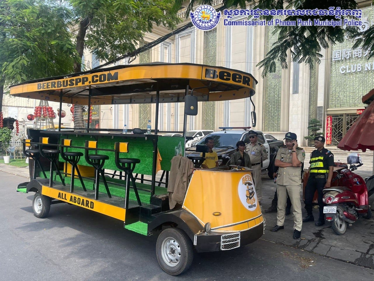 រថយន្តកែច្នៃអគ្គិសនី ត្រូវអាជ្ញាធរចុះត្រួតពិនិត្យ។