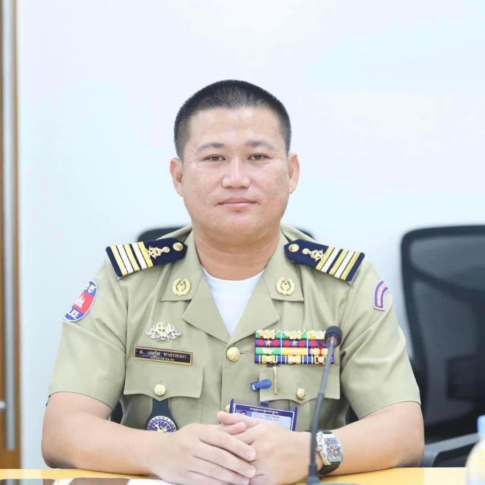 លោករវសេនីយ៍ឯក លៀក ចាន់រាបសា អធិការនគរបាលខណ្ឌជ្រោយចង្វា