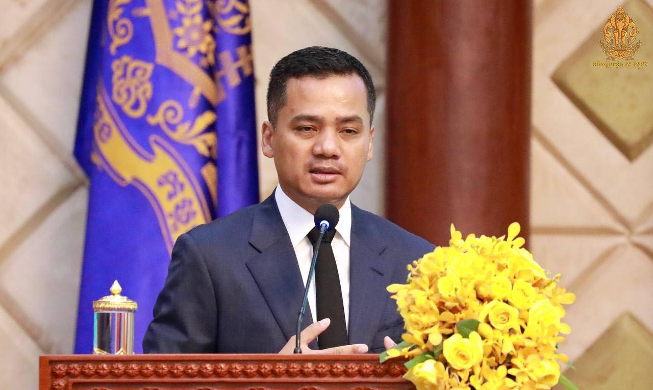 លោក សុខា ថ្លែងក្នុងពិធីបិទសន្និបាតបូកសរុបការងាររបស់អគ្គស្នងការដ្ឋាននគរបាលជាតិ។&nbsp;