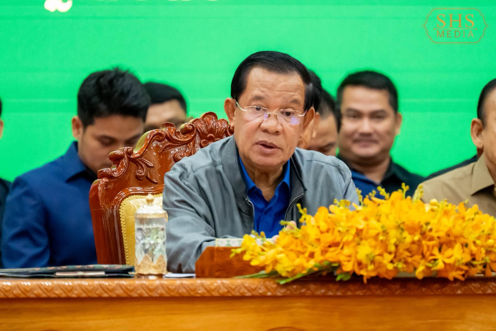 សម្តេចតេជោ ហ៊ុន សែន ប្រធានព្រឹទ្ធសភា