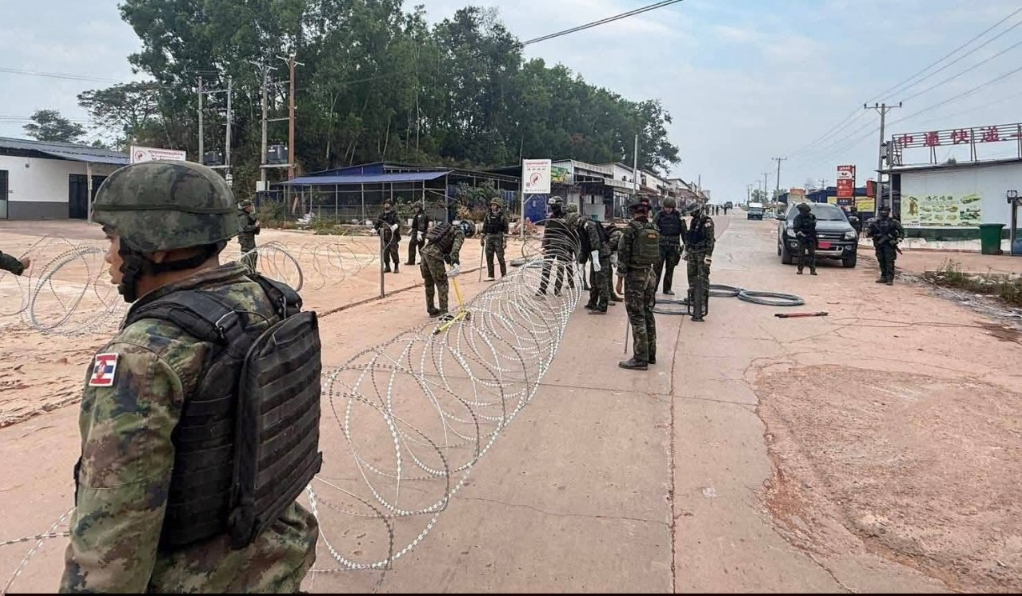 យោធាឈ្លានពានថៃដាក់បន្លាលួសក្នុងដីខ្មែរ។&nbsp;