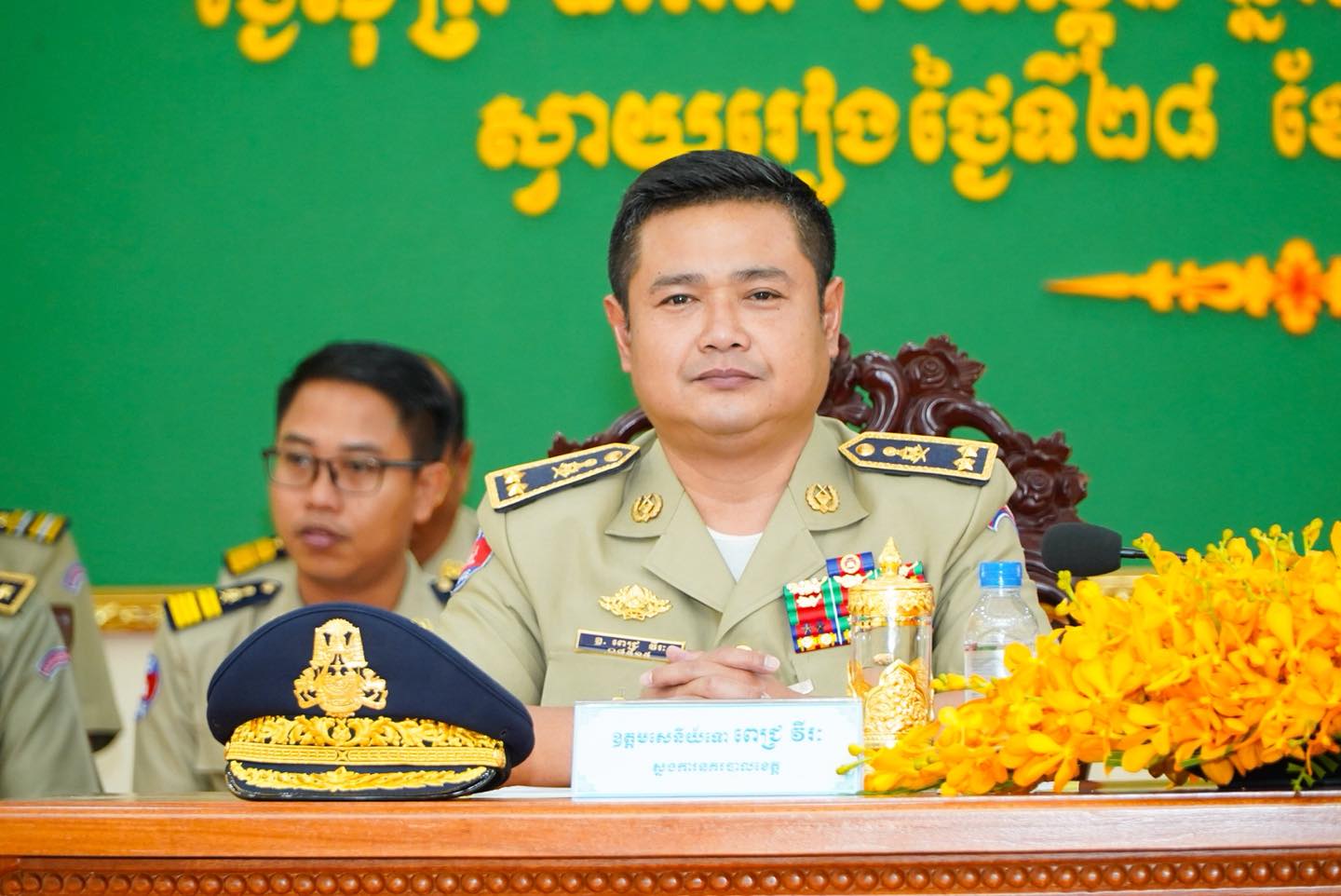 លោកឧត្តមសេនីយ៍ទោ ពេជ្រ វីរៈ ស្នងការនគរបាលខេត្តស្វាយរៀង