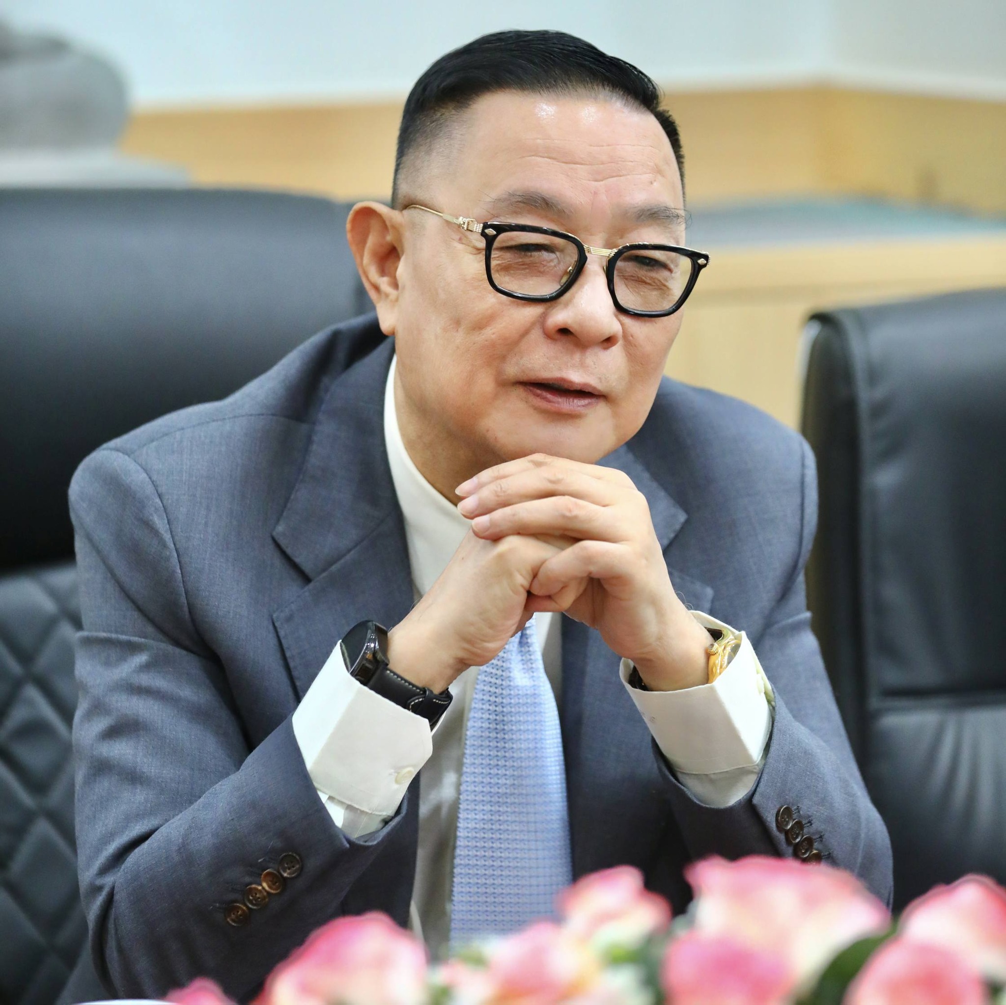 លោក ចិន មីងយូរ ប្រធានក្រុមហ៊ុន Guangxi State Farms Mingyang Starch Development