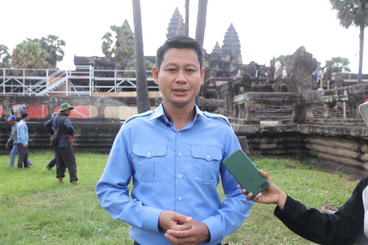 លោក ចាន់ សំណាង ប្រធានគ្រប់គ្រងរួមភ្នាក់ងារទេសចររបស់នាយកដ្ឋានអភិវឌ្ឍន៍ទេសចរណ៍ និងវប្បធម៌។ ប្រភព៖ អាជ្ញាធរជាតិអប្សរា