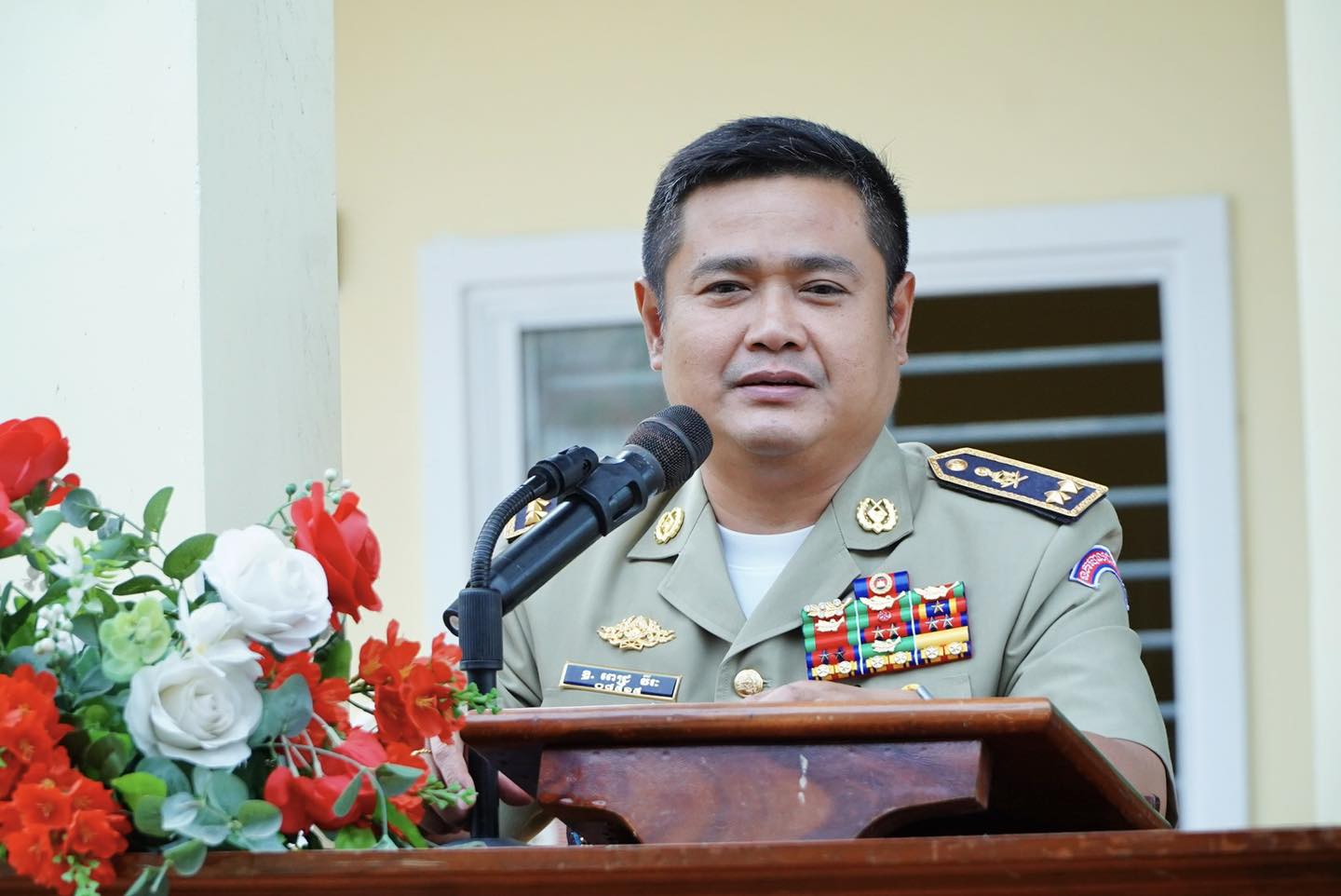 លោកឧត្ដមសេនីយ៍ទោ ពេជ្រ វីរៈ ស្នងការនគរបាលខេត្ត