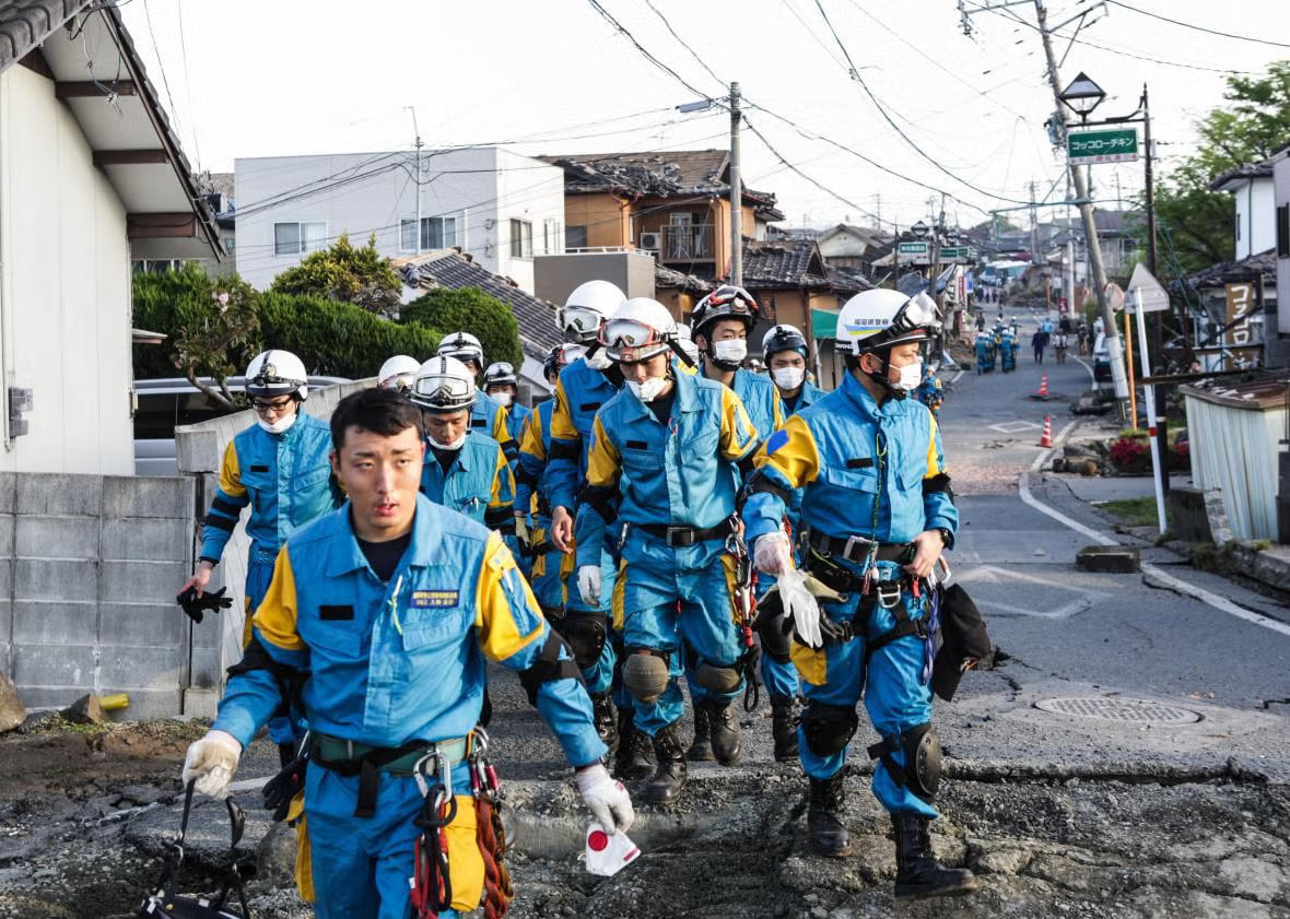 ចំនួនអ្នកស្លា.ប់ក្នុងគ្រោះរញ្ជួយដីនៅជប៉ុនឡើងដល់ ៣០នាក់