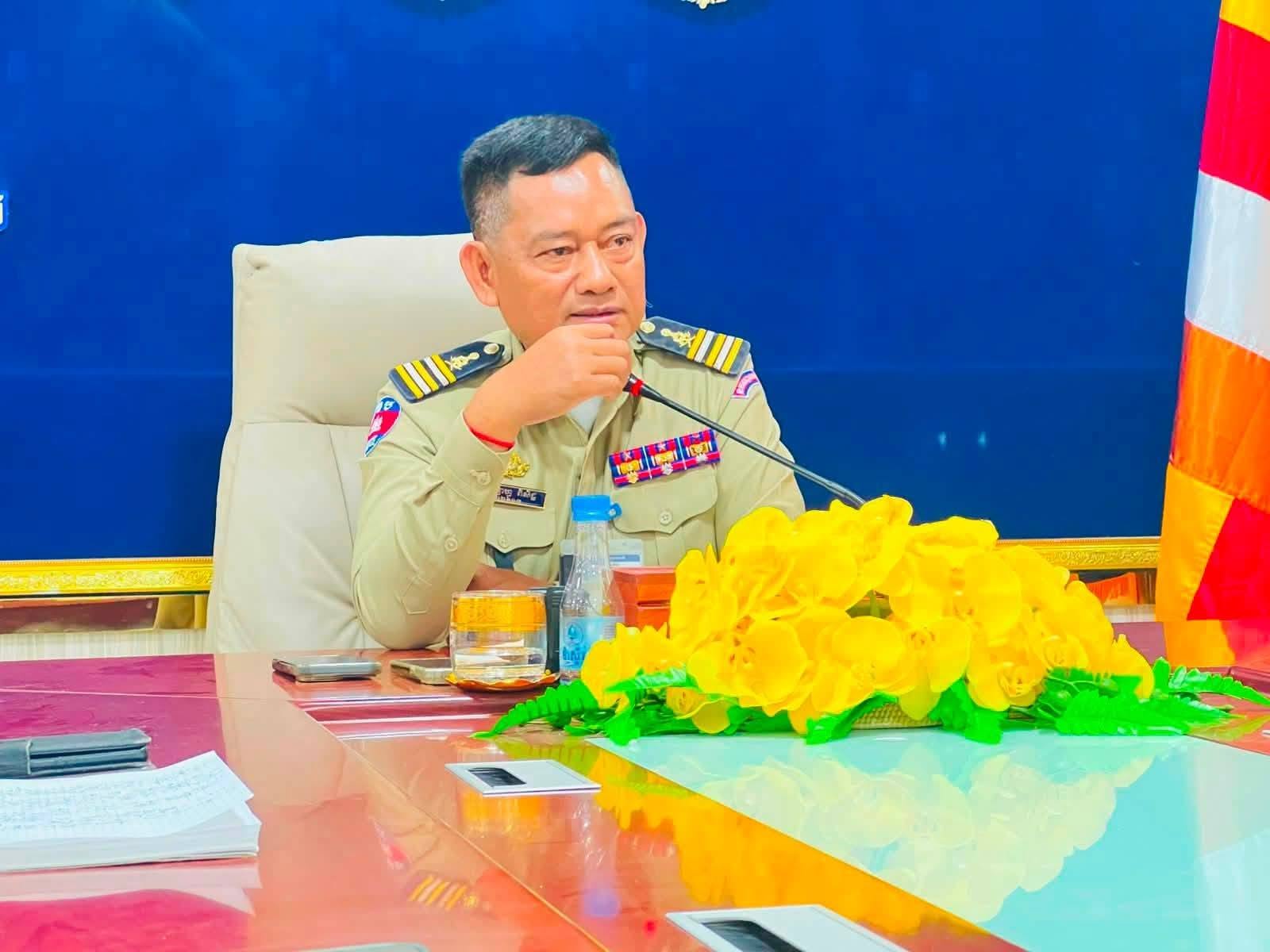 លោកវរៈសេនីយ៍ទោ ព្រហ្ម ពិសិដ្ឋ អធិការនគរបាលក្រុងប៉ោយប៉ែត&nbsp;