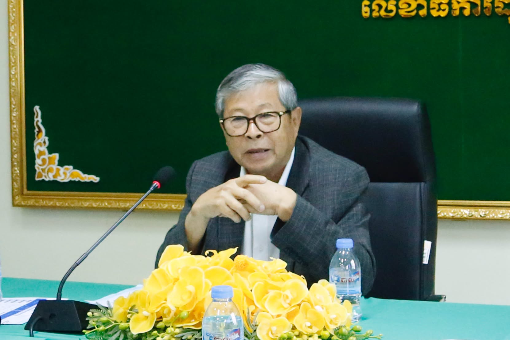 លោក សេង ឈួន&nbsp;រដ្ឋលេខាធិការ ក្រសួងសាធារណការ&nbsp;
