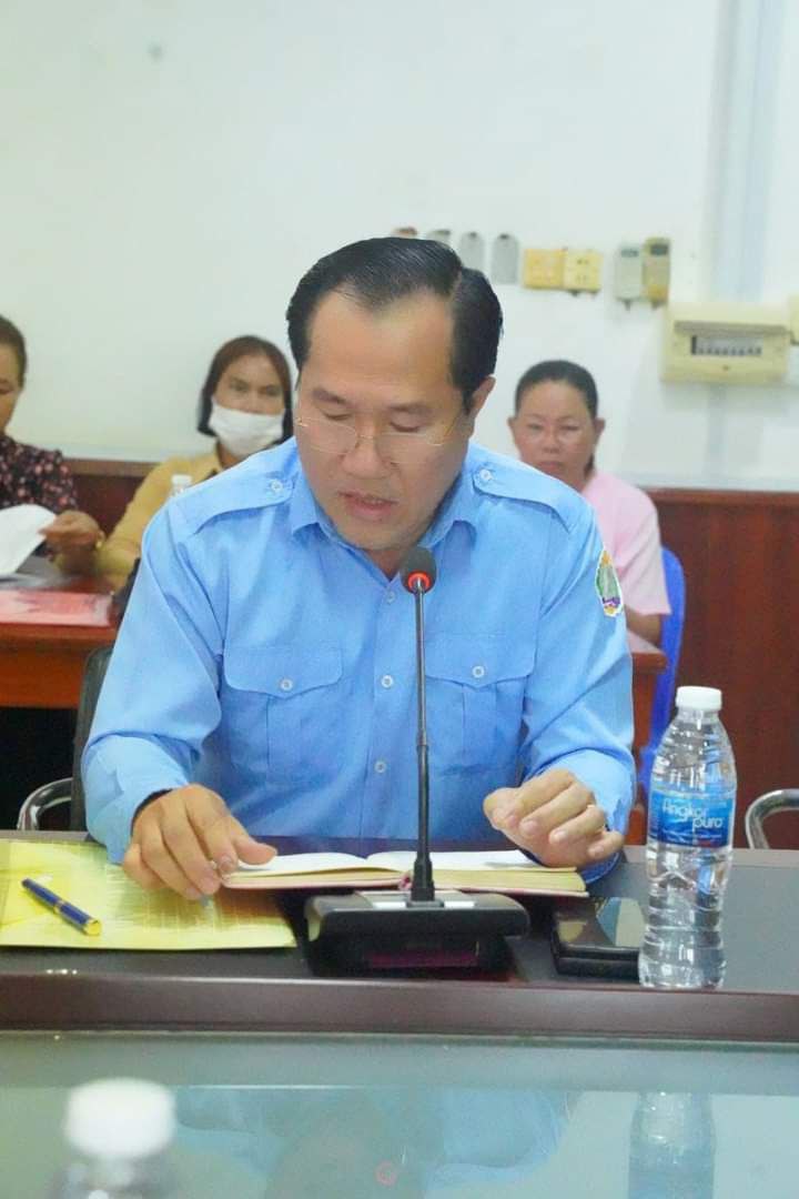 ប្រធាមន្ទីរសុខាភិបាលខេត្តក្រចេះ លោក ងីប៊ុនឡែន&nbsp;