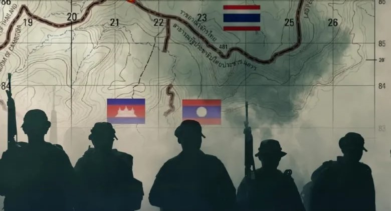 រូបបង្ហាញពីតំបន់មុំបុំ (មានកម្ពុជា ថៃ និងឡាវ)&nbsp;