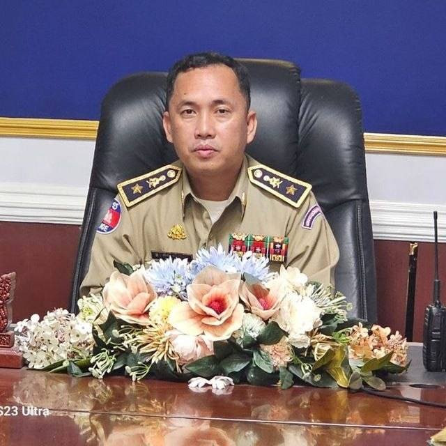 លោកឧត្តមសេនីយ៍ត្រី ធិន ស៊ីនដេត ស្នងការរងទទួលការងារប្រឆាំងគ្រឿងញៀន