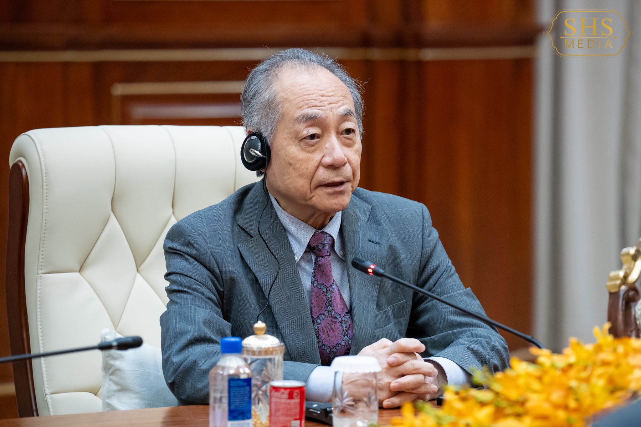 លោក កាយ៉ាស៊ី ហ្វូមីអាគី&nbsp;ប្រធានសមាគមជប៉ុន-កម្ពុជា&nbsp; &nbsp;