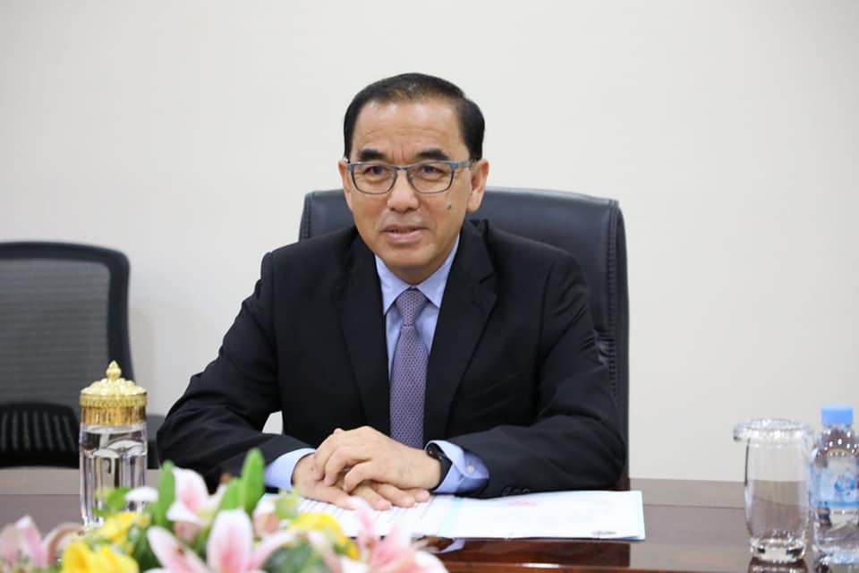  ឯឧត្តម វេង សាខុន រដ្ឋមន្ត្រីក្រសួងកសិកម្ម រុក្ខាប្រមាញ់ និងនេសាទ