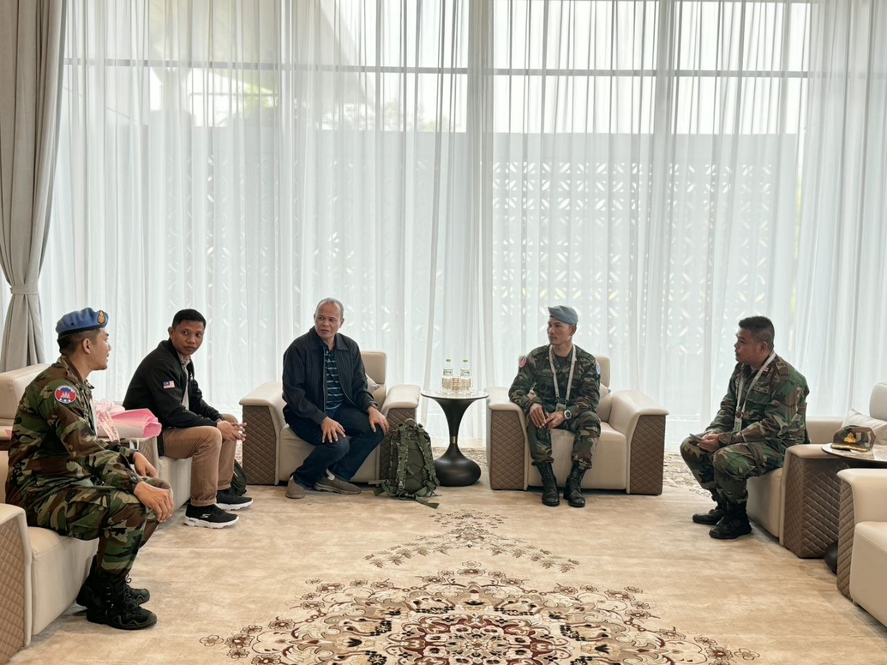 ទាហានបន្តវេនម៉ាឡេស៊ីមកដល់កម្ពុជា។