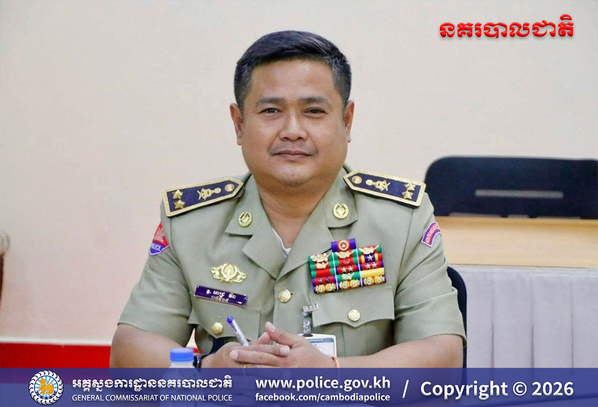 លោកឧត្តមសេនីយ៍ទោ ពេជ្រ វីរៈ ស្នងការនគរបាលខេត្តស្វាយរៀង