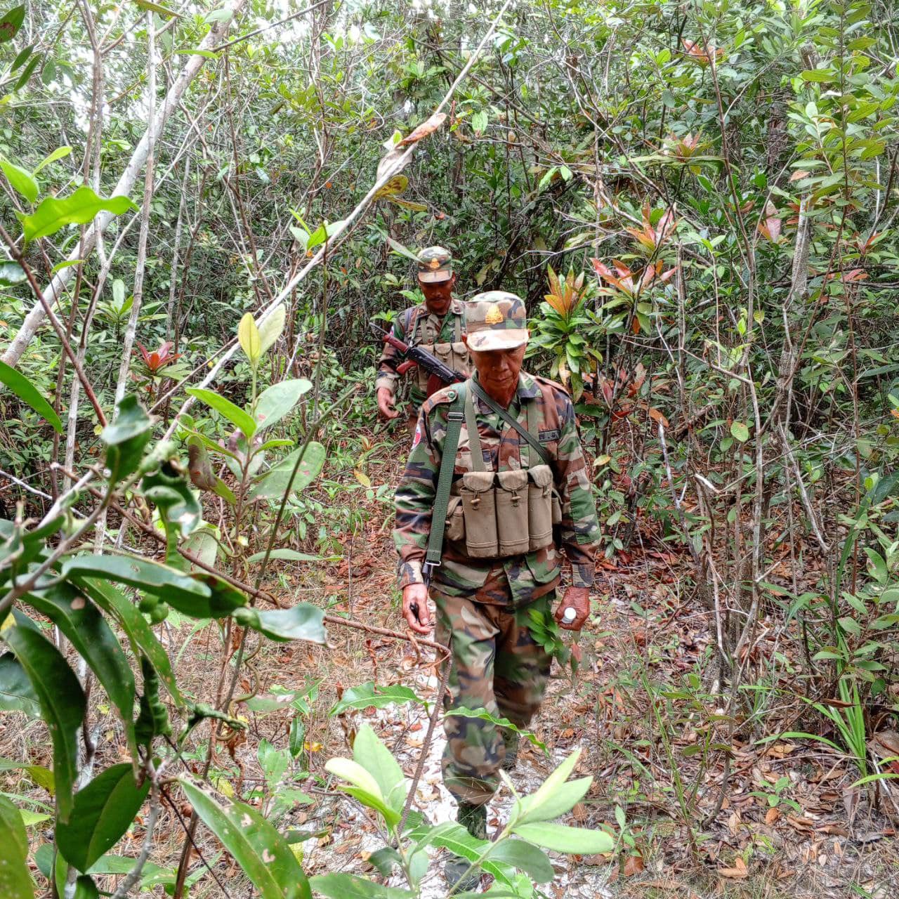 យោធាការពារព្រំដែនខេត្តកោះកុង