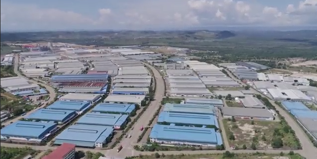 តំបន់រោងចក្រមួយកន្លែងក្នុងប្រទេសកម្ពុជា