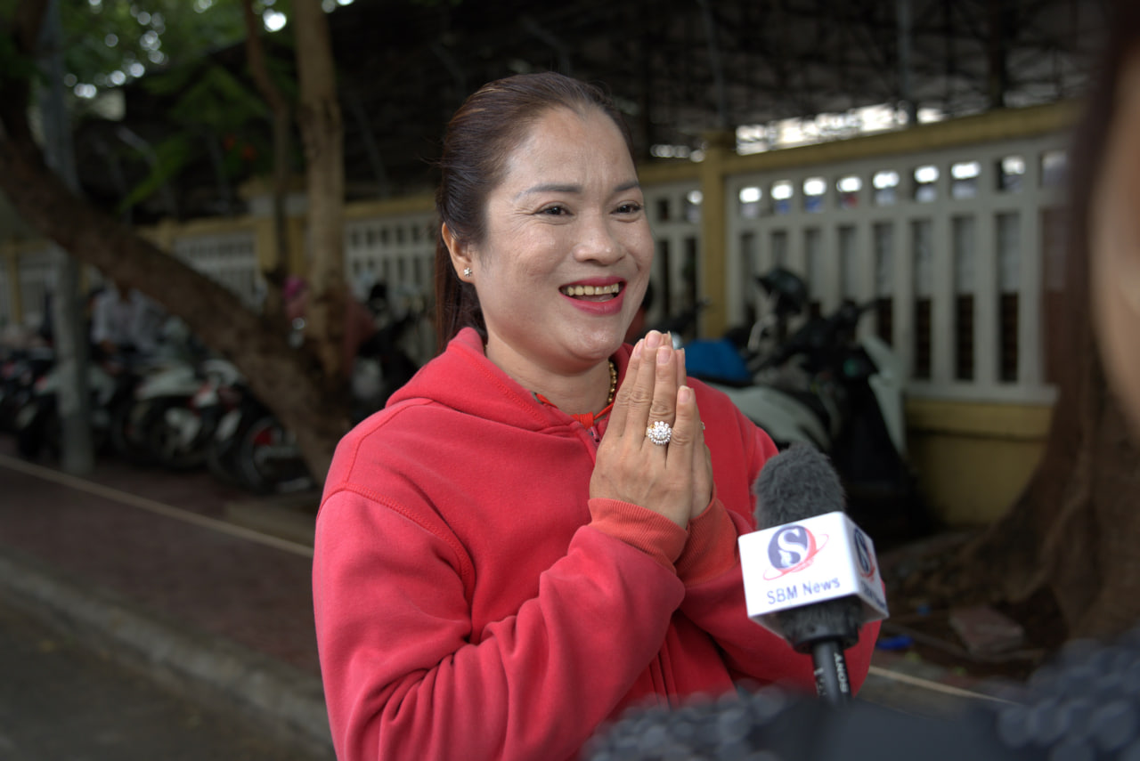 អ្នកស្រី តាំង សុផានី&nbsp;ពលរដ្ឋក្នុងខណ្ឌឫស្សីកែវ&nbsp;&nbsp;