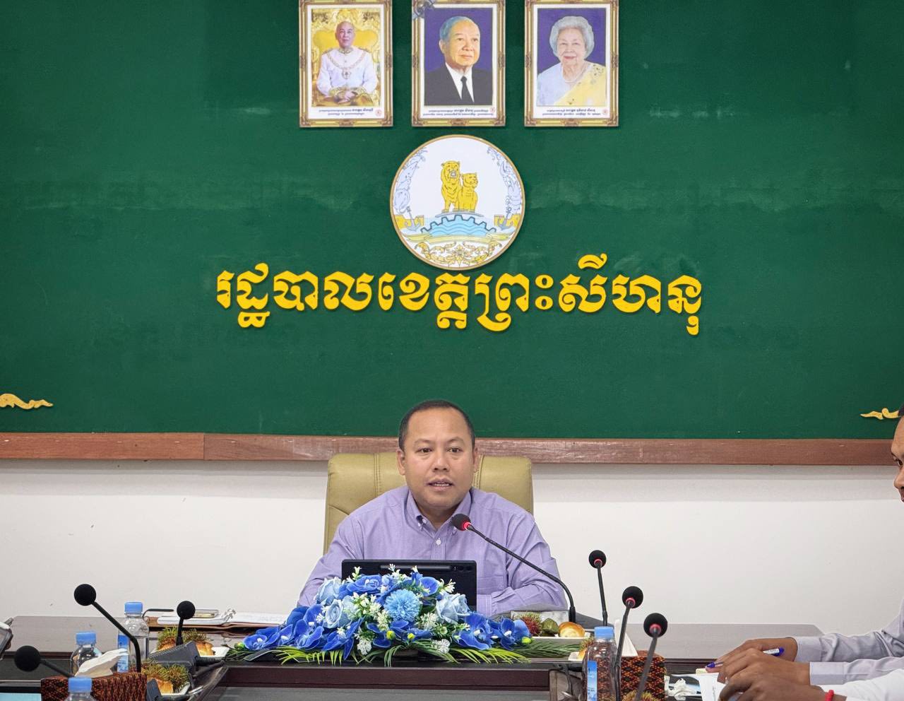 លោក ឡុង ឌីម៉ង់ អភិបាលរង នៃគណៈអភិបាលខេត្តព្រះសីហនុ&nbsp;