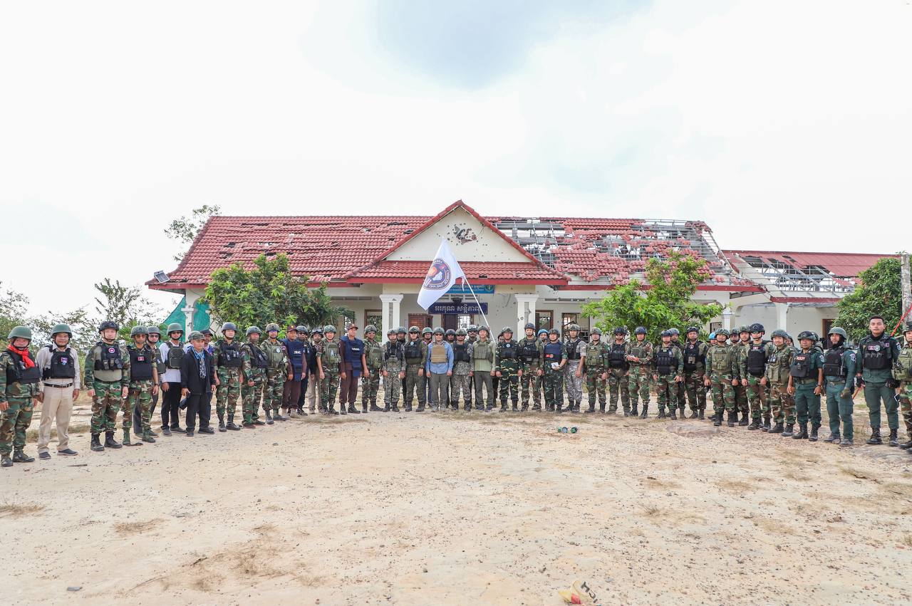 អគាររដ្ឋបាលសាធារណៈរបស់កម្ពុជាដែលត្រូវថៃបំផ្លាញក្នុងពេលសង្គ្រាម