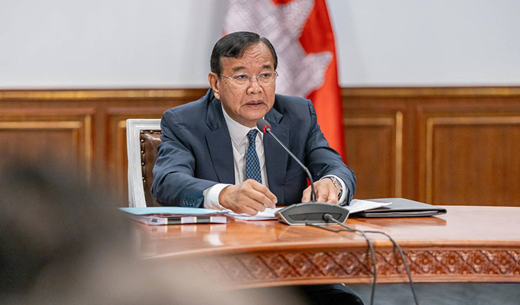 លោកឧបនាយករដ្ឋមន្រ្តី ប្រាក់ សុខុន រដ្ឋមន្រ្តីក្រសួងការបរទេស