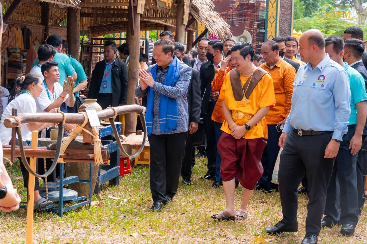 សម្ដេចធិបតី ហ៊ុន ម៉ាណែត ក្នុងព្រឹត្តិការសង្រ្កាន ខេត្តសៀមរាប