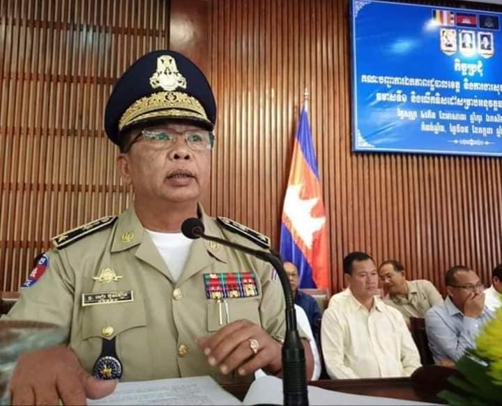 អ្នកនាំពាក្យនៃស្នងការដ្ឋាននគរបាល ខេត្តកំពង់ឆ្នាំង លោកឧត្ដមសេនីយ៍ត្រី អៀរ ប៊ុនធឿន