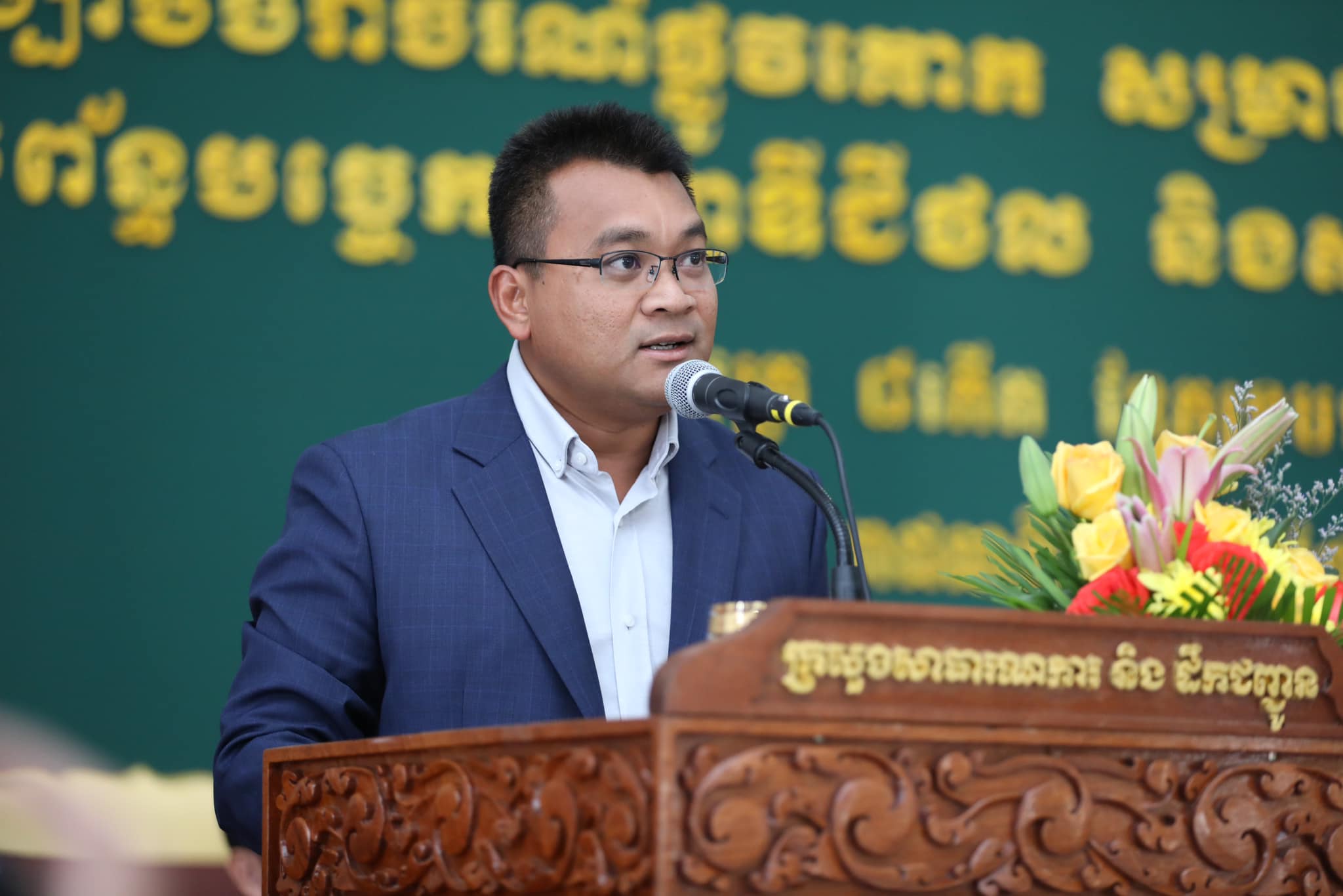 លោក ប៉េង ពោធិ៍នា រដ្ឋមន្ត្រីក្រសួងសាធារណការ និងដឹកជញ្ជូន