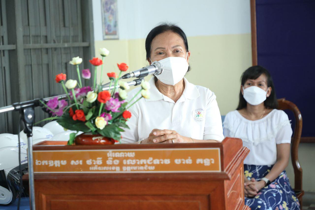 លោកជំទាវ មឹន មាណវី រដ្ឋលេខាធិការក្រសួងសាធារណការ និងដឹកជញ្ជូន