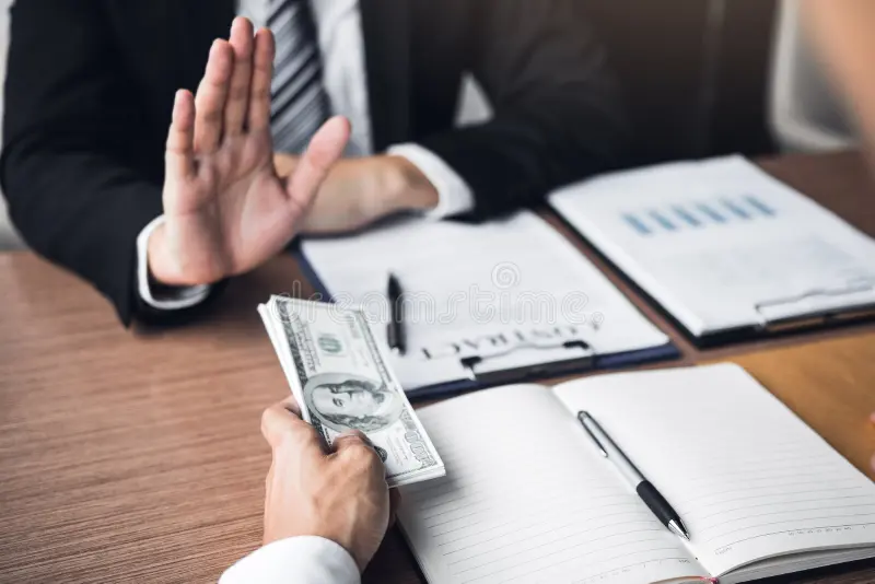 រូបតំណាងអំពីការមិនប្រព្រឹត្តអំពើពុករលួយ