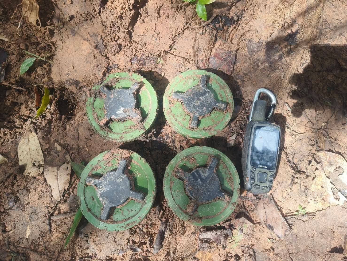 គ្រាប់មីនដែលយោធាថៃ រាវបាន (ចុះផ្សាយដោយសារព័ត៌មានថៃ)