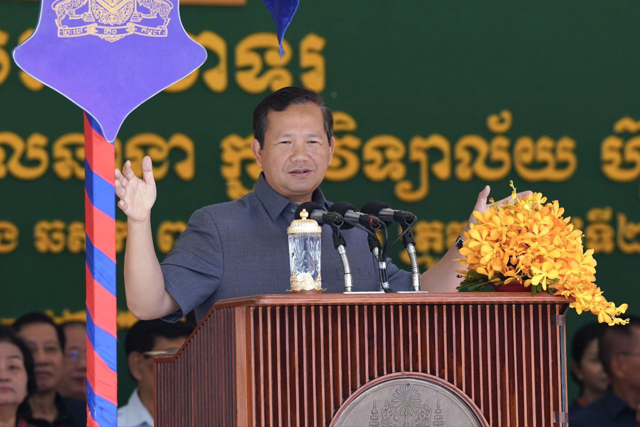 សម្ដេចធិបតី ហ៊ុន ម៉ាណែត នាយករដ្ឋមន្រ្តីកម្ពុជា&nbsp;