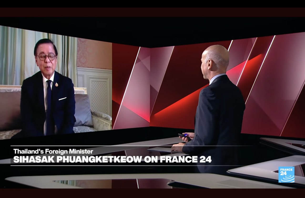 លោក សីហស័ក្តិ ភួងកេតកែវ ថ្លែង

នៅក្នុងកិច្ចសម្ភាសជាមួយបណ្តាញទូរទស្សន៍ព័ត៌មាន&nbsp;FRANCE 24&nbsp;របស់បារាំង

