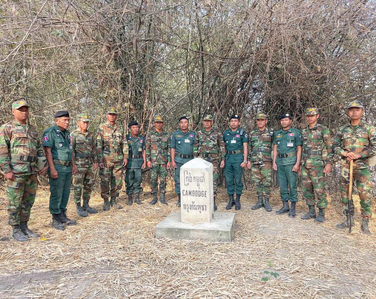 យោធាការពារព្រំដែនខេត្តបន្ទាយមានជ័យ