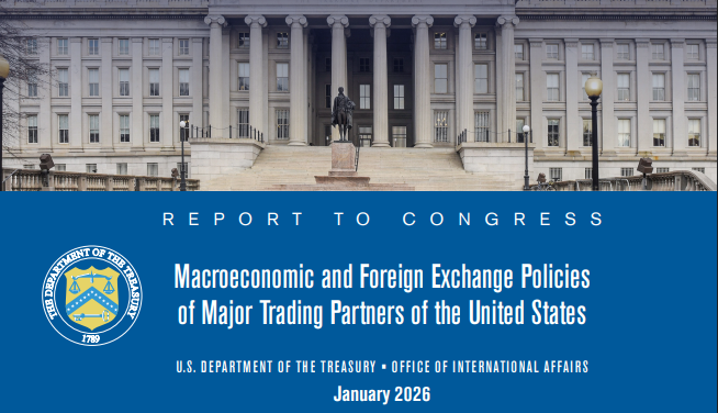 គម្របនៃរបាយការណ៍ចេញដោយក្រសួងហិរញ្ញវត្ថុអាម៉េរិក