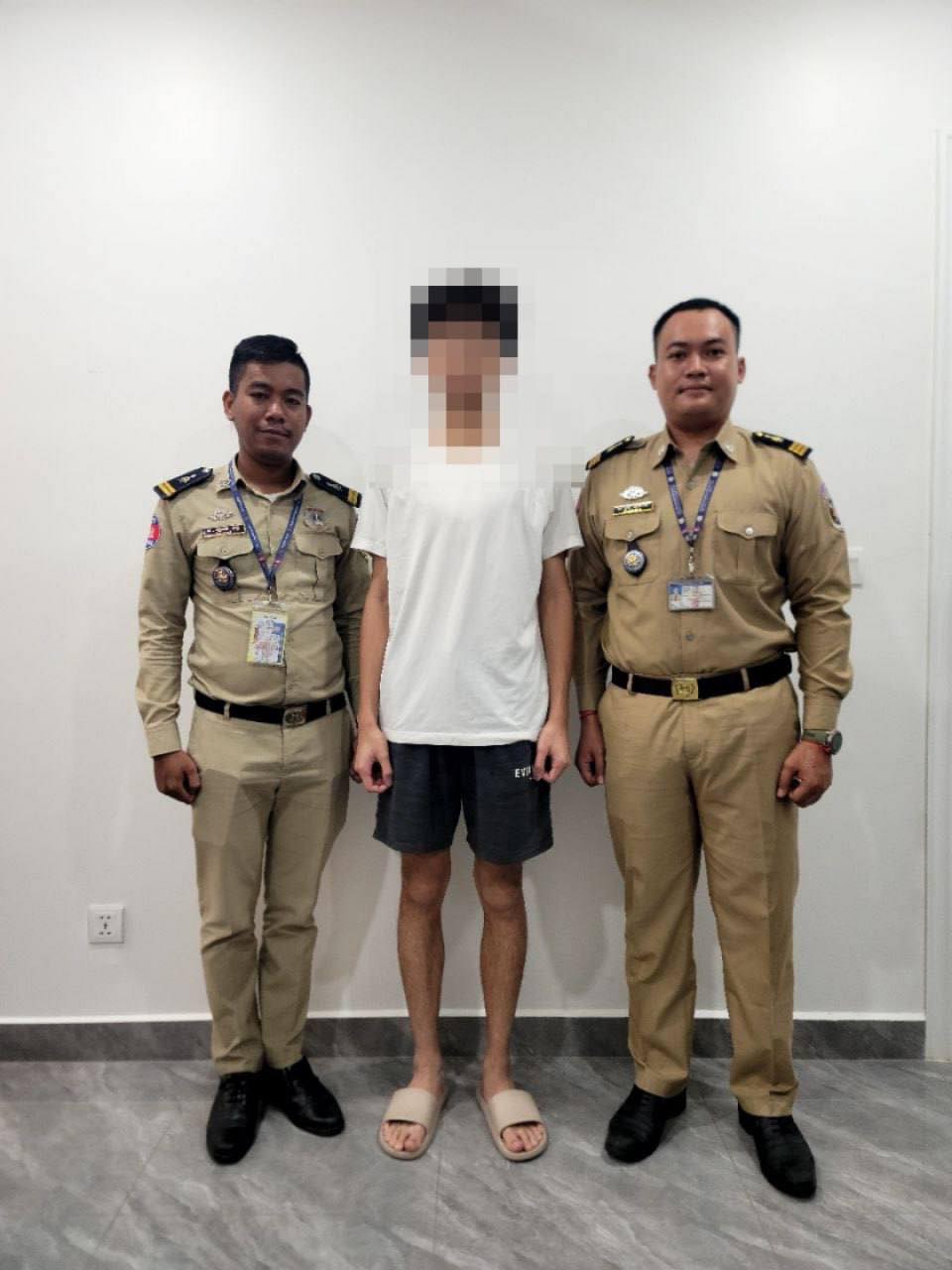 រូបភាព៖ជនរងគ្រោះជនជាតិចិនដែលត្រូវបានអាជ្ញាធរកម្ពុជាជួយសង្គ្រោះ។