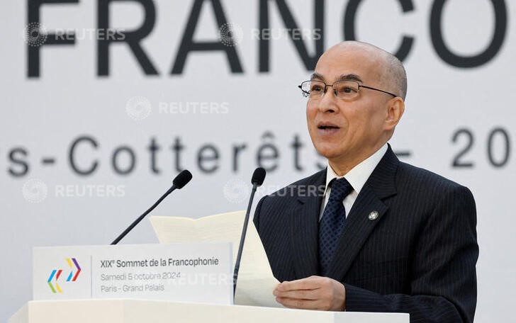 ព្រះមហាក្សត្រកម្ពុជា យាងថ្លែងព្រះរាជសុន្ទរកថាបិទកិច្ចប្រជុំកំពូលហ្វ្រង់កូហ្វូនីលើកទី១៩ នៅប៉ារីស។&nbsp;