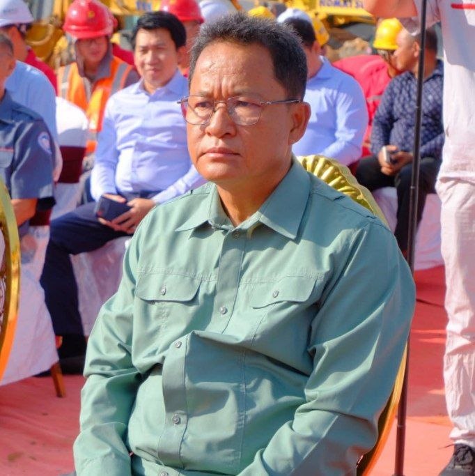 លោក សាំង ប៊ុនថេន ប្រធានមន្ទីរសាធារណការខេត្តក្រចេះ&nbsp;