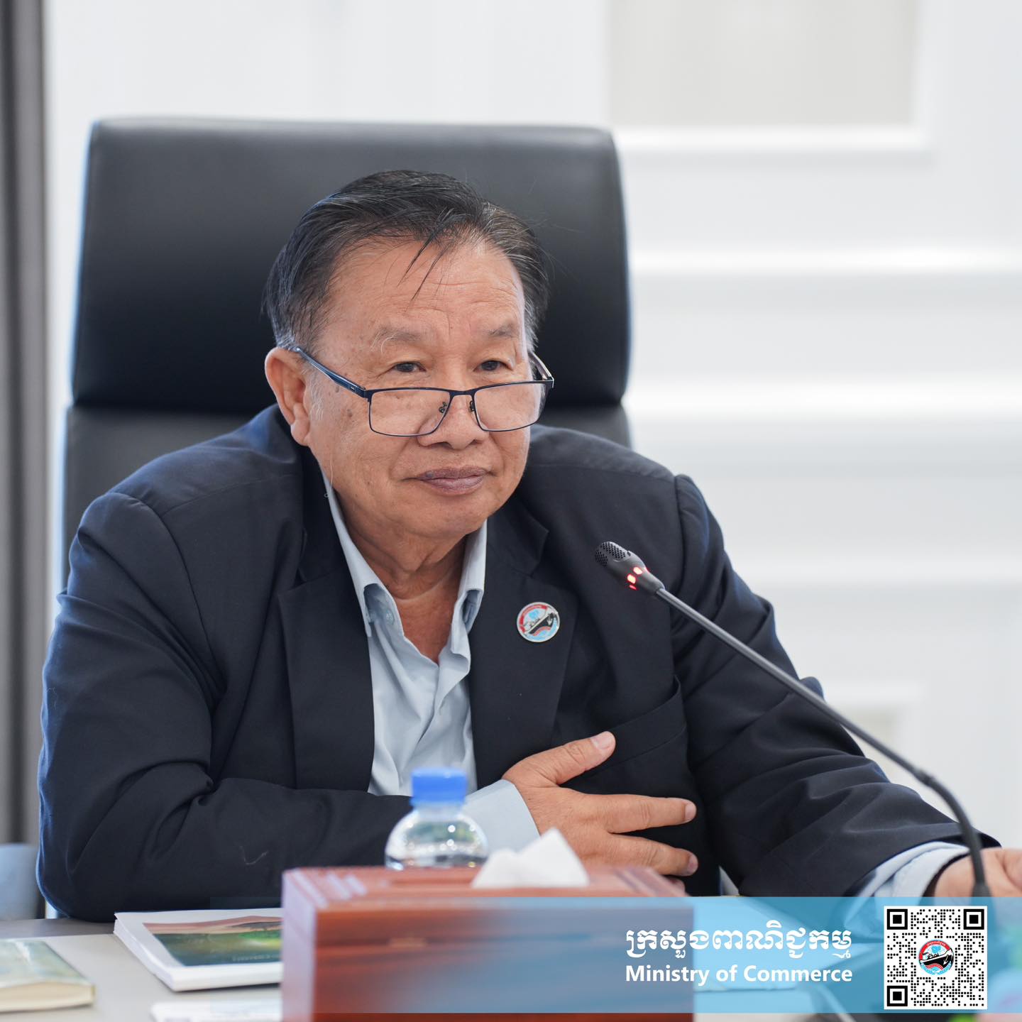 លោក វ៉ា រុតសាន រដ្ឋលេខាធិការក្រសួងពាណិជ្ជកម្ម&nbsp;