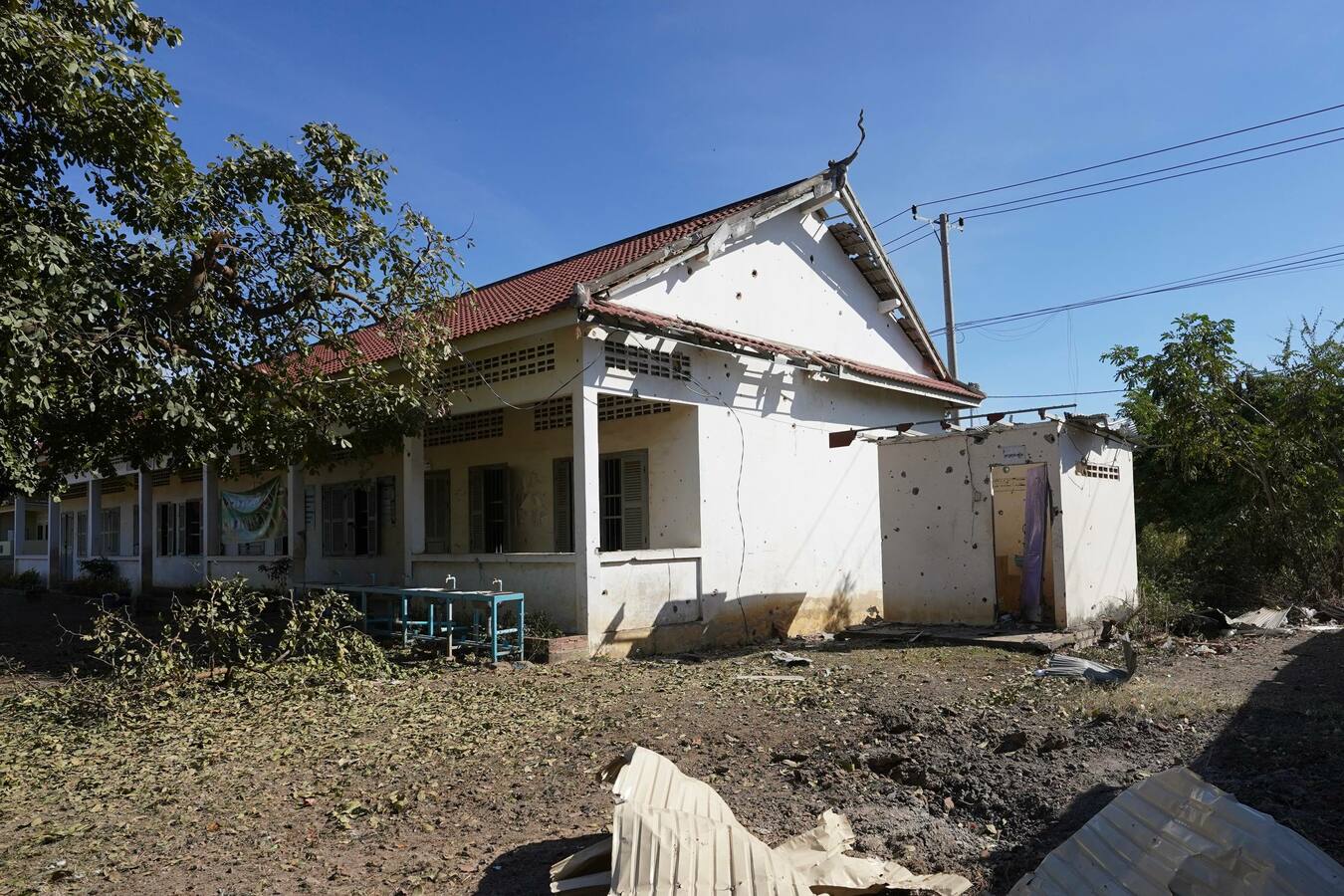 សាលារៀនដែលត្រូវថៃបំផ្លាញក្នុងពេលសង្គ្រាម